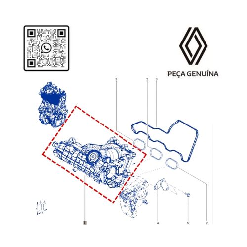 RN 36202R 140036202R COLETOR DE ADMISSAO 1.0 12V H5D KARDIAN - 8